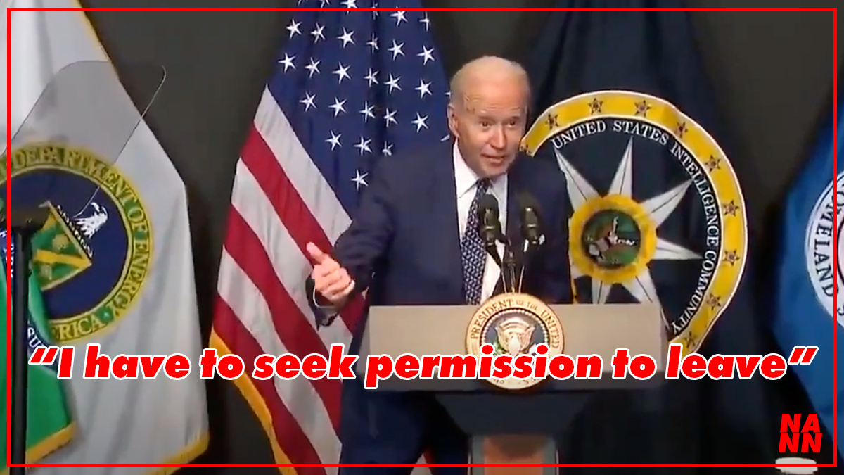 Is Biden Trying To Tell Us He Needs Help From His Handlers Control?